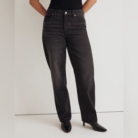 Madewell Low Slung Straight Jeans NWT Size 29 in Kent Wash | Airy Denim Edition - Picture 1 of 10